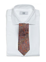 Paisley-Tie---Orange-Navy-2 - Zeve