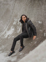 Penny-loafer-horsebit-silver-buckle-combat-sole-zeve-international-menshoes - Zeve