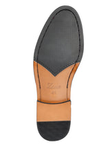 PennyLoaferBlackGrey_HandPaintedPatina_Sole - Zeve