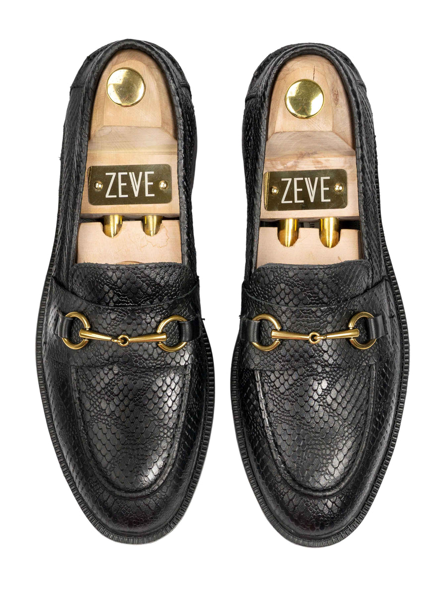 PennyLoaferHorsebitBuckleBlackPhytonLeatherCombatSole05_134bf879-af87-443c-941f-92f3c6be52ec - Zeve