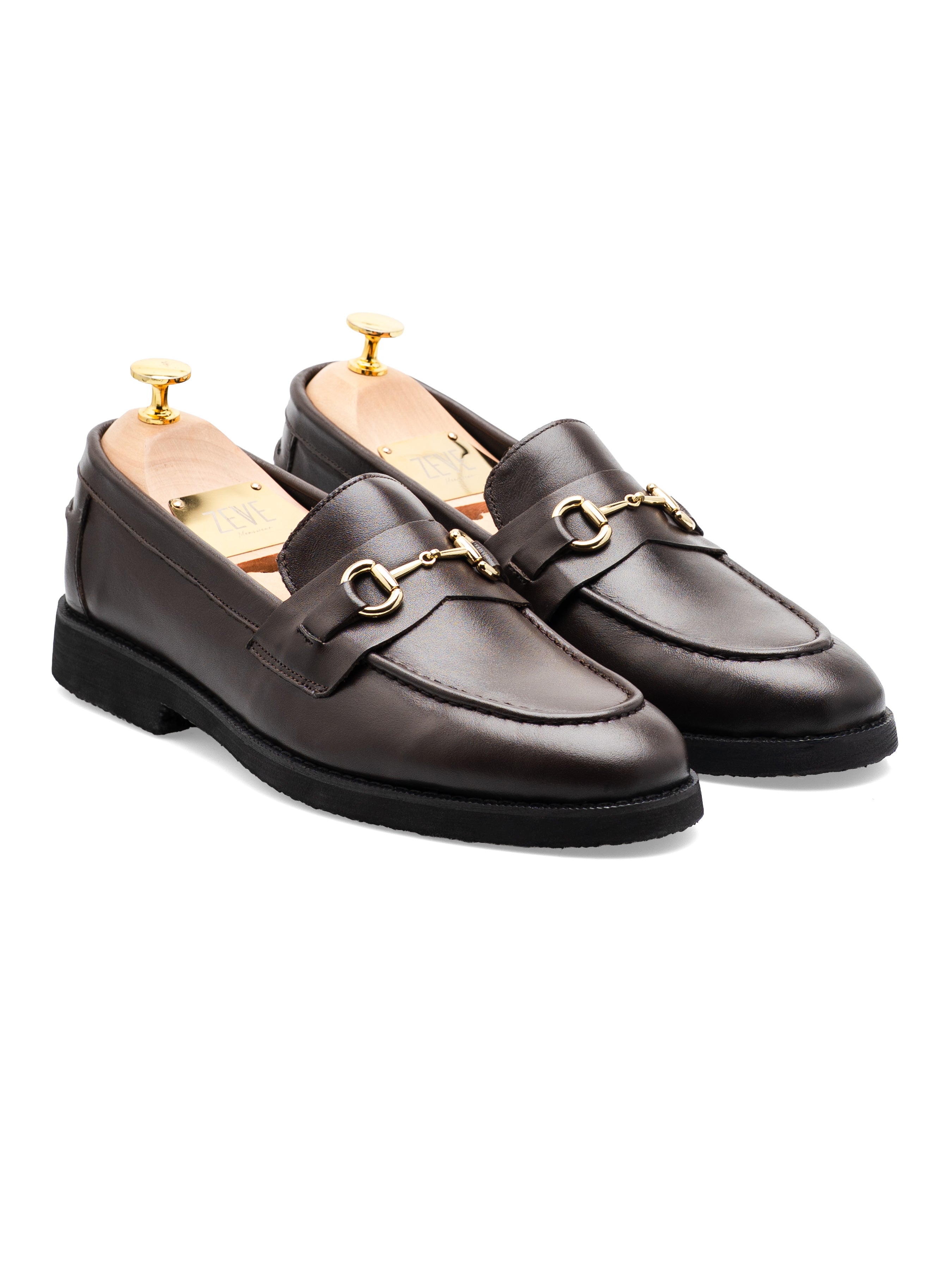 Penny Loafer Horsebit Grand Buckle - Coffee Leather (Crepe Sole)