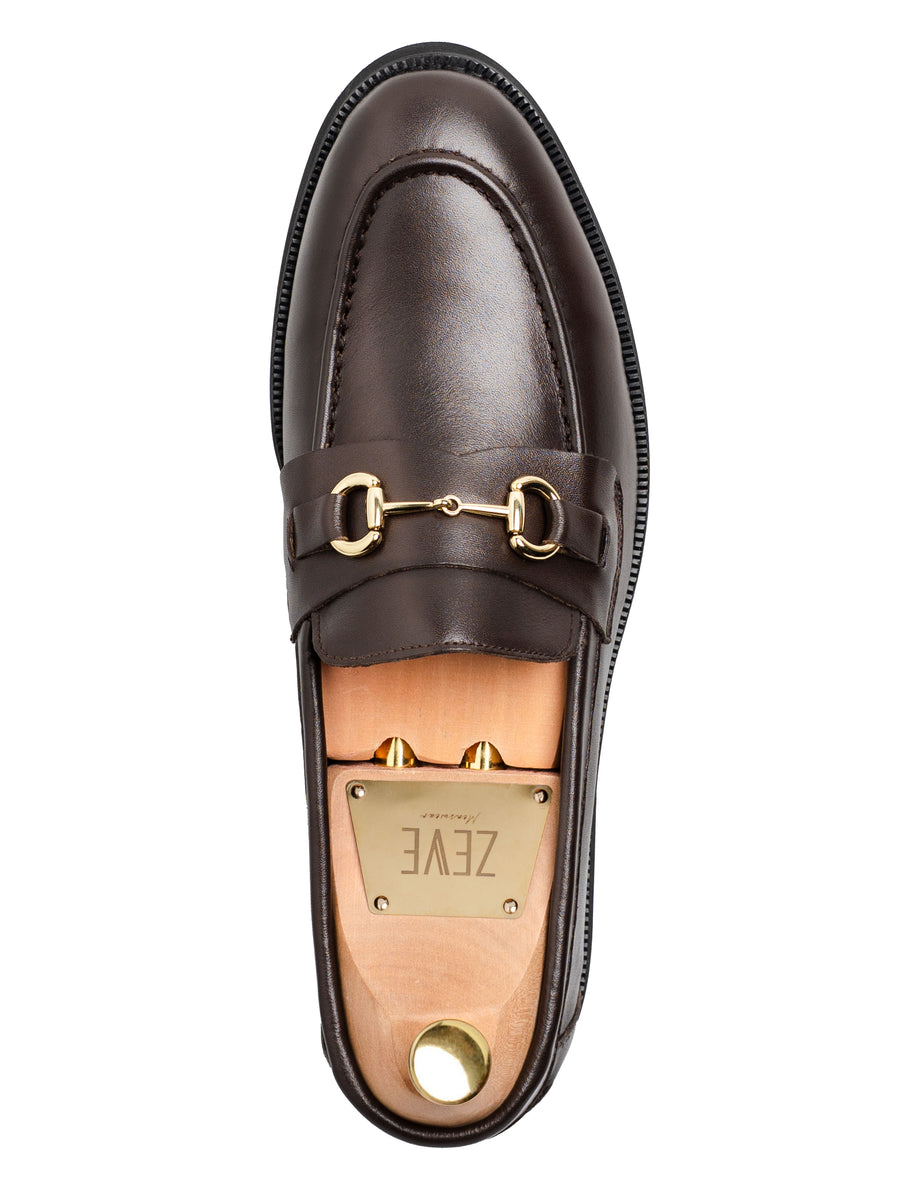 Penny Loafer Horsebit Grand Buckle - Coffee Leather (Crepe Sole)