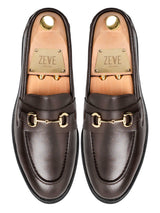 Penny Loafer Horsebit Grand Buckle - Coffee Leather (Crepe Sole)