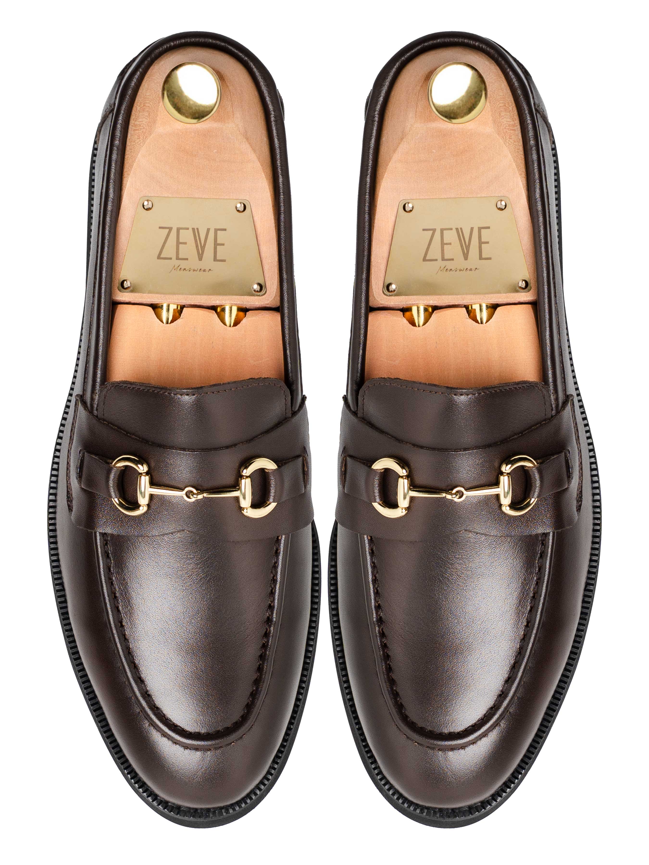 Penny Loafer Horsebit Grand Buckle - Coffee Leather (Crepe Sole)