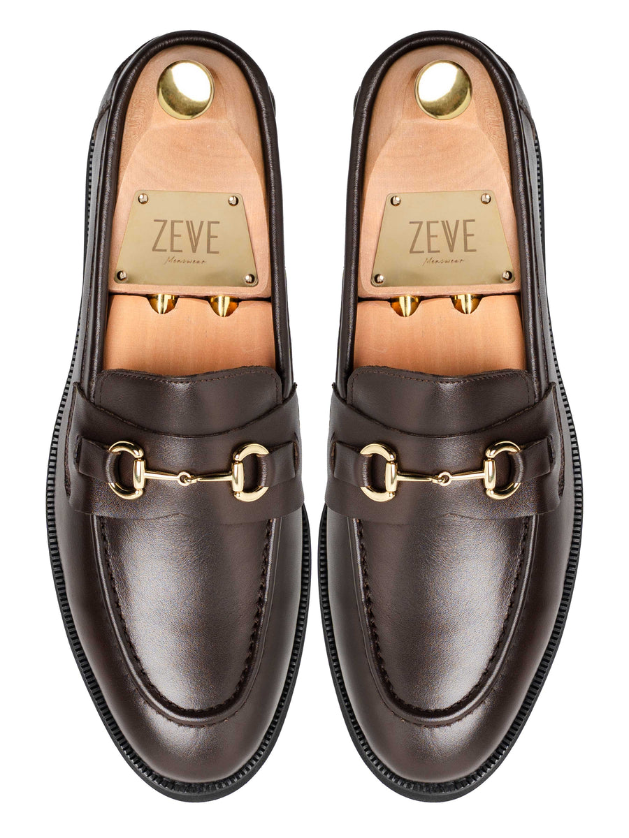 Penny Loafer Horsebit Grand Buckle - Coffee Leather (Crepe Sole)