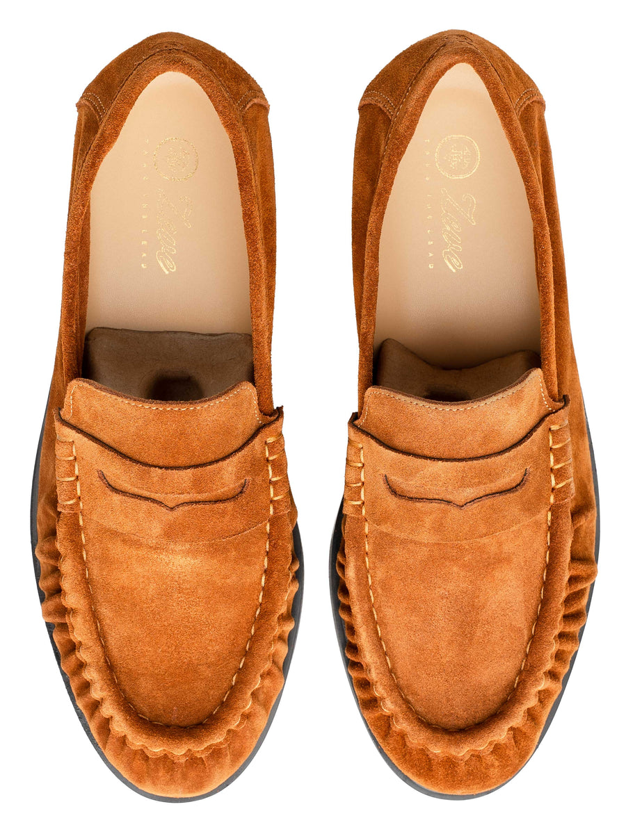 Regent Loafer - Brown Suede Leather