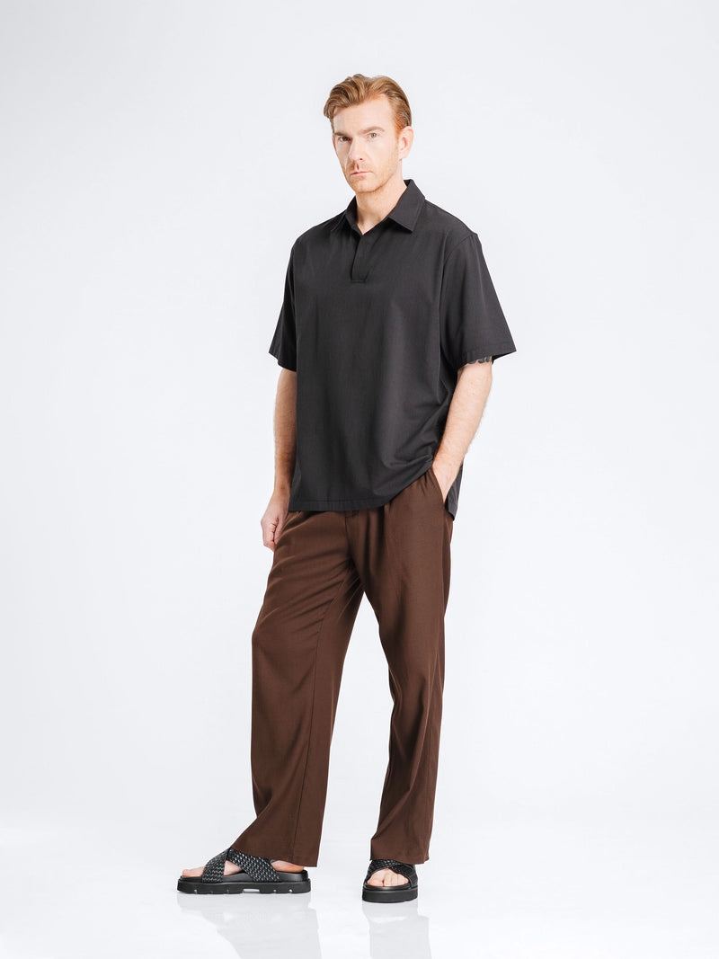 RistoShirtBlack_OpenCollar_2_c4668159-7fa0-4edf-ad5b-ee7cc7111d29 - Zeve