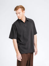 RistoShirtBlack_OpenCollar_4_3f565df6-eb4b-47d1-bd0c-2899286a44b2 - Zeve