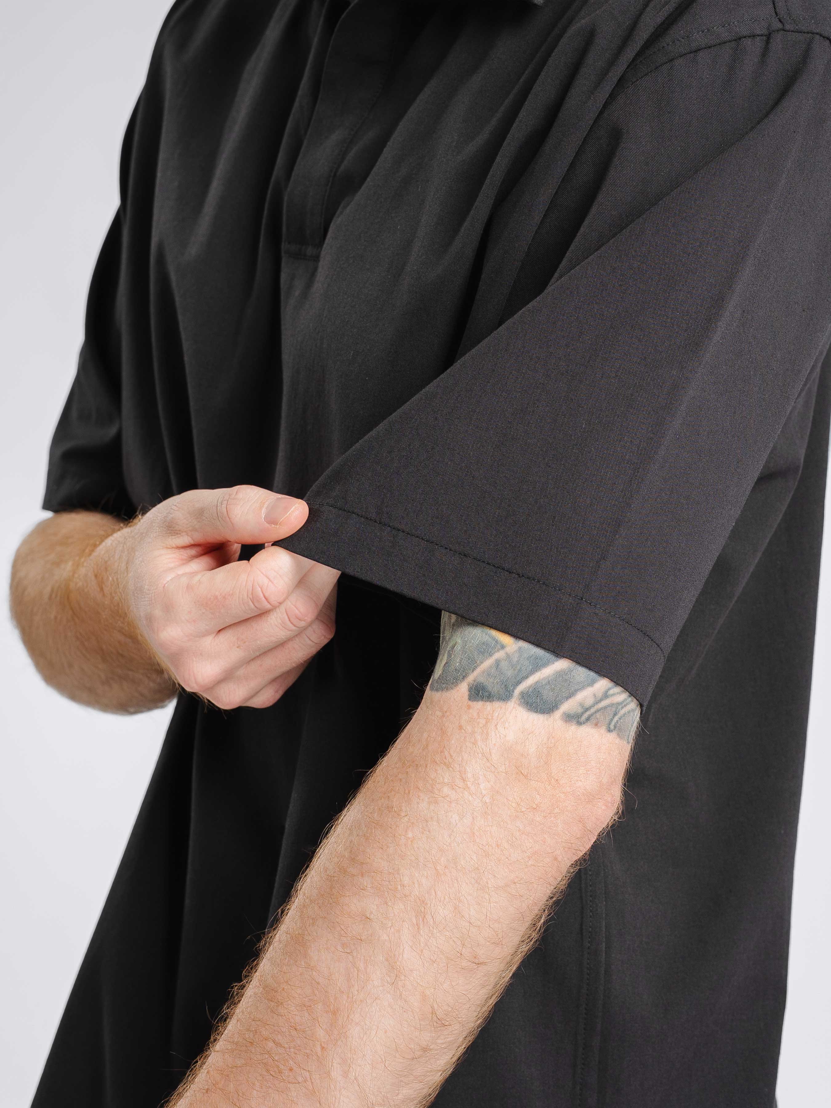 RistoShirtBlack_OpenCollar_7_7793ae04-93c8-4a45-b9a8-1c72359cf253 - Zeve