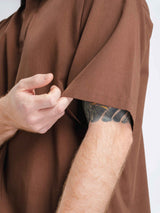 RistoShirtDarkbrown_OpenCollar_7_a028b6f5-6cbe-4c64-b24f-21e25b50df4d - Zeve