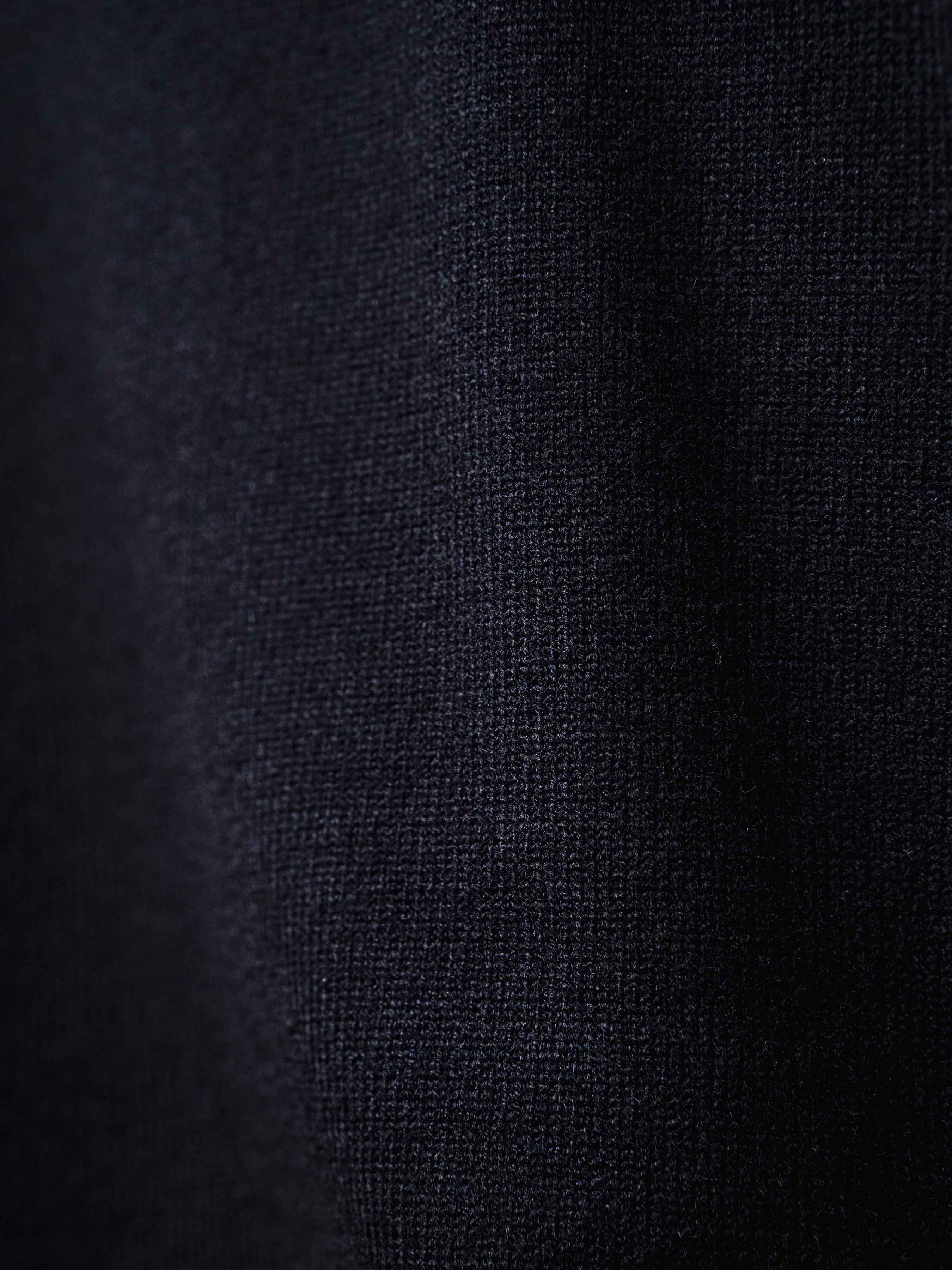 Roma Polo Knit - Black