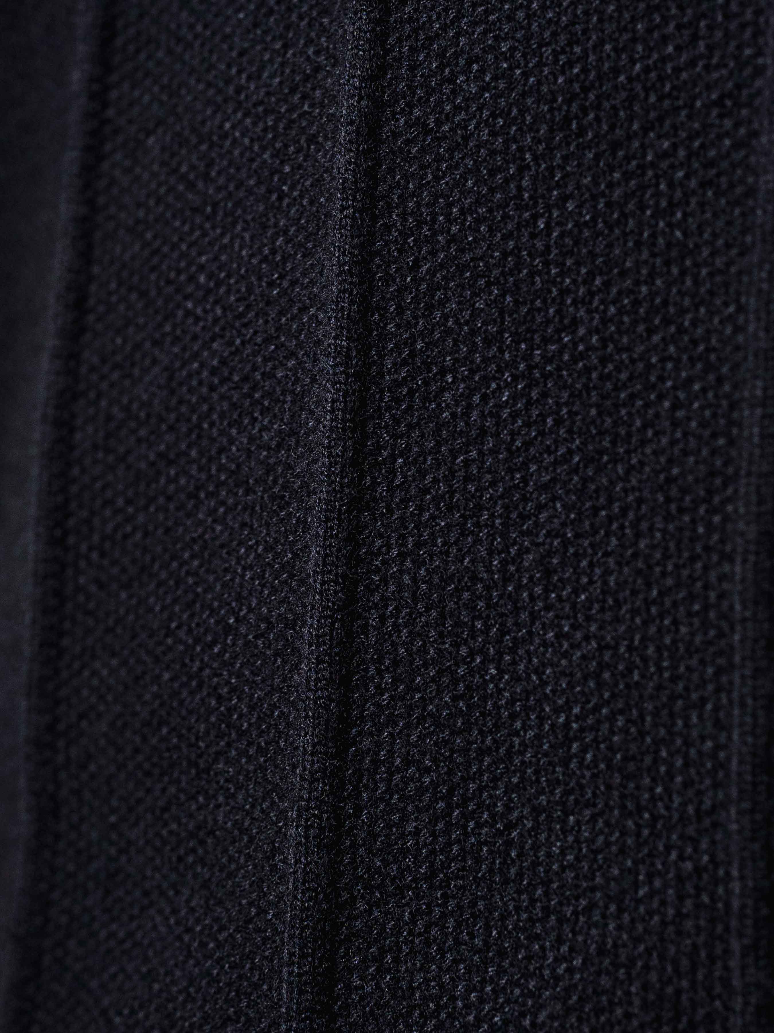 Roma Polo Knit - Black