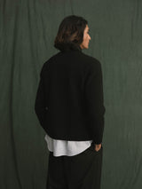 Roman Knit Shirt - Black