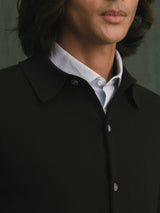 Roman Knit Shirt - Black
