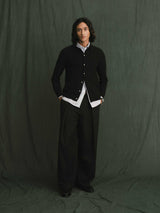 Roman Knit Shirt - Black