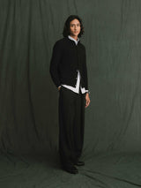 Roman Knit Shirt - Black