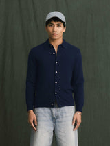 Roman Knit Shirt - Blue