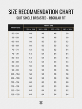 Single Breasted Suit Blazer - Mocha Brown (Regular Fit)