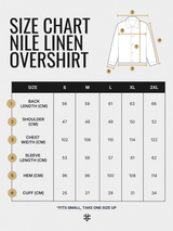 Nile Linen Overshirt - Blue