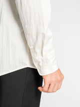 SandroShirtOffWhite_CampCollar_Cuff - Zeve