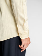 SandroShirtPastelYellow_CampCollar_Cuff - Zeve