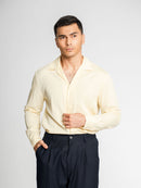 SandroShirtPastelYellow_CampCollar_Main - Zeve