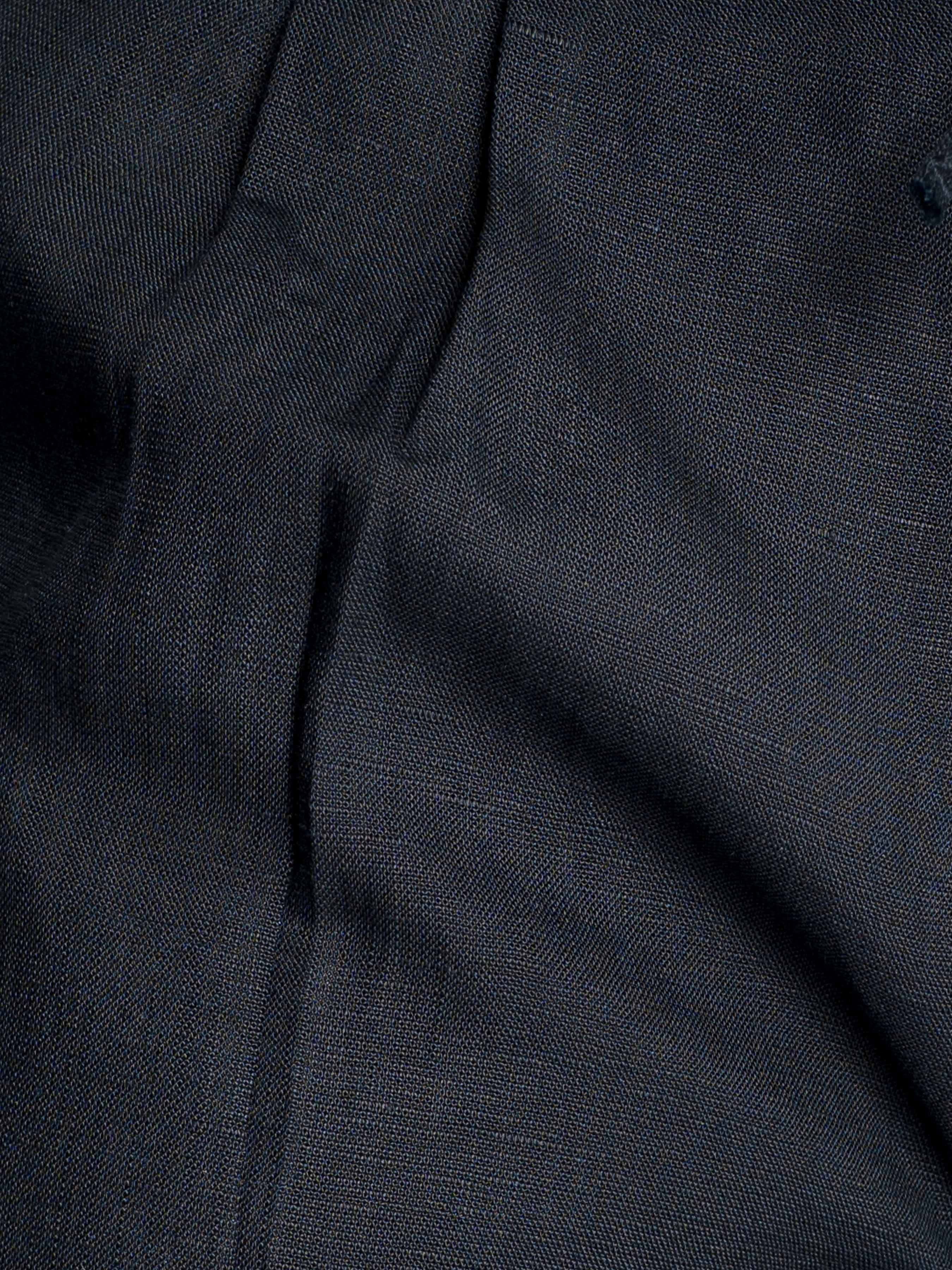 Sarto Relaxed Trousers - Navy Blue (Wide Fit)