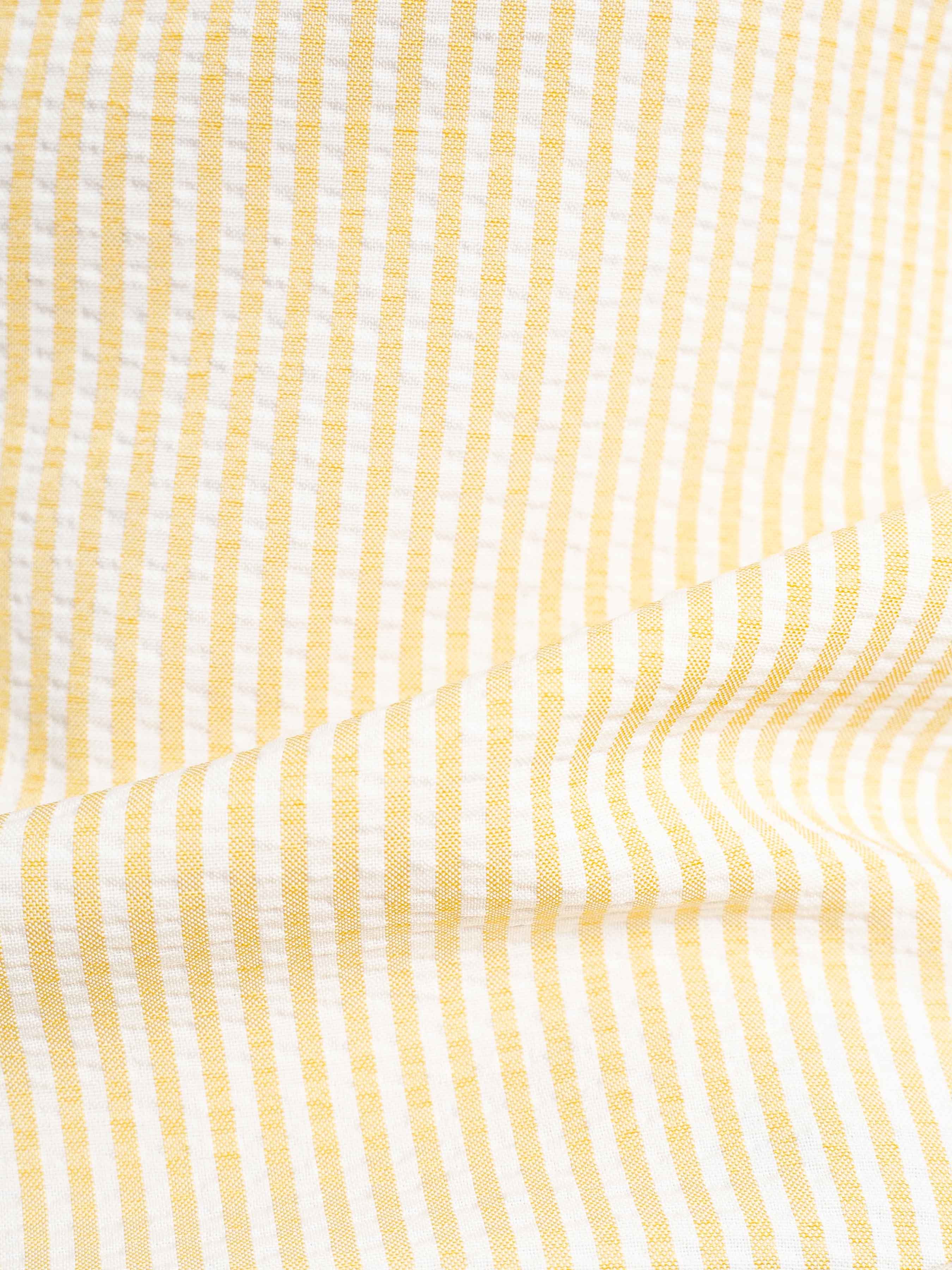 Seersucker Shirt - Yellow