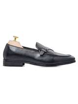 Side-Leo-Duo-Strap-Loafer-Black-HPP - Zeve