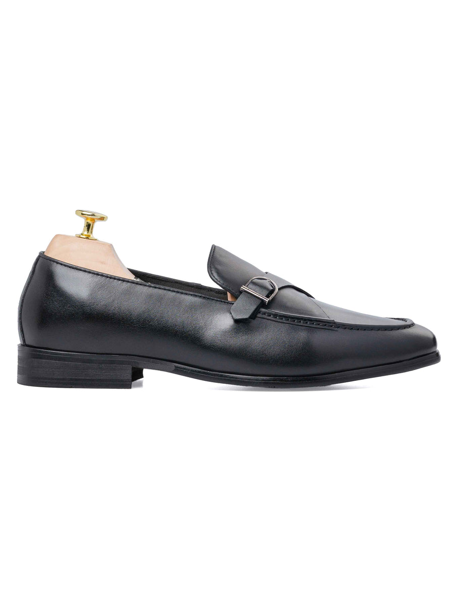 Side-Leo-Duo-Strap-Loafer-Black-HPP - Zeve