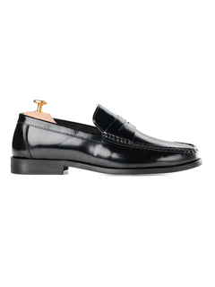 Side-Marco-Penny-Loafer-Black-Polished - Zeve