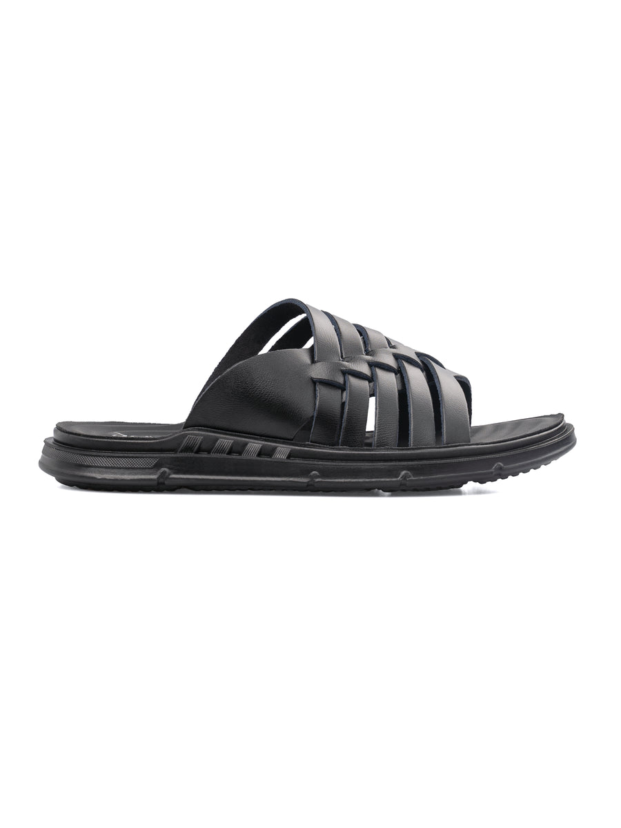 Side-NicoSandal-Black - Zeve