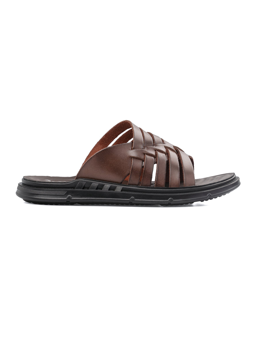 Side-NicoSandal-Coffee - Zeve