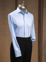 SideFormalShirtLightBlueWindsorCollar - Zeve