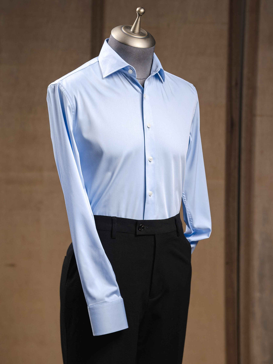 SideFormalShirtLightBlueWindsorCollar - Zeve