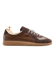 SideZeveTrainerSneakerDarkBrownSuede - Zeve