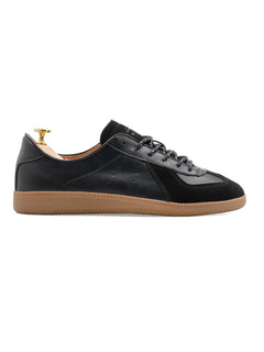 SideZeveTrainerSneakerSolidBlackSuede - Zeve