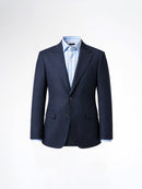 Single Breasted Suit Blazer - Dark Blue Plain (Slim Fit)