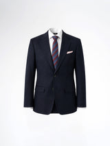 Single Breasted Suit Blazer - Deep Blue Plain (Slim Fit)