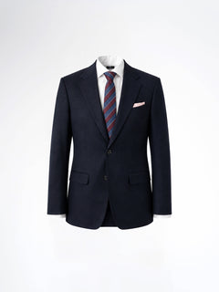 Single Breasted Suit Blazer - Deep Blue Plain (Slim Fit)
