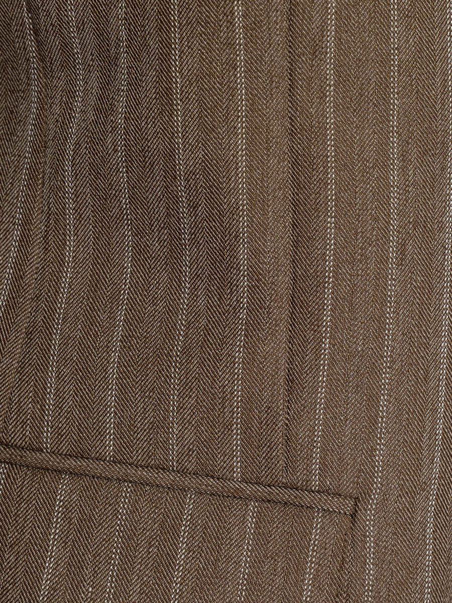 Single-Breasted-Suit-Blazer-Dusty-Brown-Stripes-_Peak-Lapel_-15 - Zeve