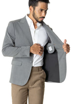 Single-Breasted-Suit-Blazer-Grey-Plain_03 - Zeve