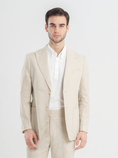 Single-Breasted-Suit-Linen-Cream-Plain_01_b599b480-5fd9-460b-850e-2fa97f097d8d - Zeve