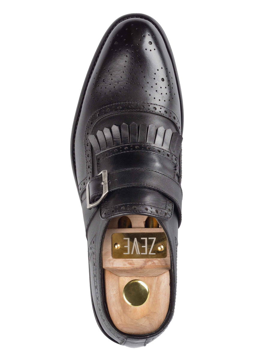 Single-Jean-Single-Monk-Strap-Black - Zeve