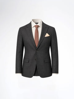 Single Breasted Suit Blazer - Black Shadow Stripe (Slim Fit)