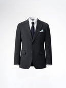 Single Breasted Suit Blazer - Charcoal Grey (Regular Fit)