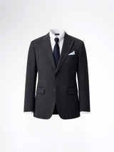 Single Breasted Suit Blazer - Charcoal Grey (Regular Fit)