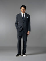 Single Breasted Suit Blazer - Charcoal Grey (Regular Fit)