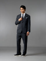 Single Breasted Suit Blazer - Charcoal Grey (Regular Fit)