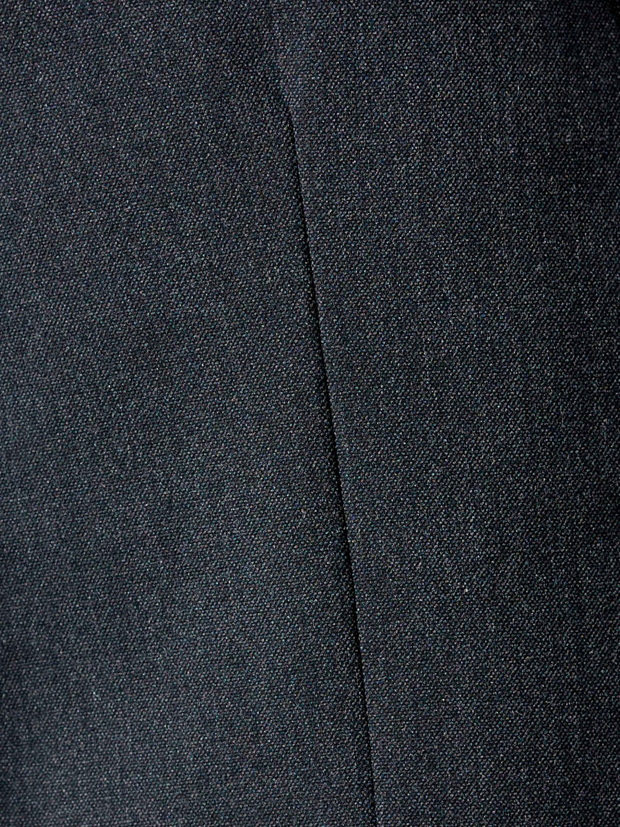 Single Breasted Suit Blazer - Charcoal Grey (Regular Fit)
